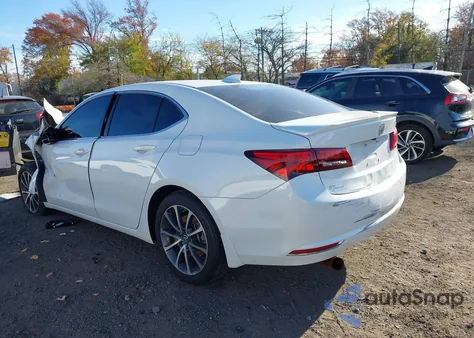 2015 Acura Tlx V6 Advance z USA, uszkodzony, nr VIN 19UUB2F74FA012488
